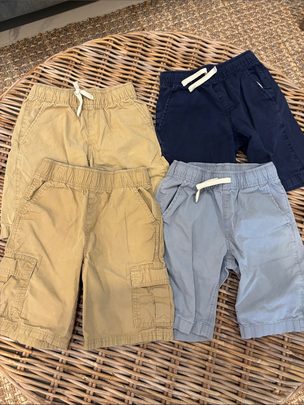 The Children's Place Boys' Shorts Set - Navy, Tan, Light Blue